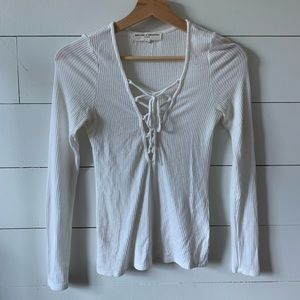 Urban Outfitters Ribbed Blouse